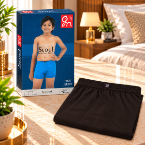 Boys & Kids Comfort Cotton Trunk – Brown