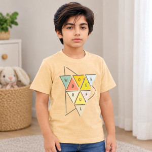 Kids' TrendStyle Sandal Cotton Round Neck T-Shirt