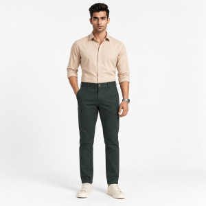 Men’s Charcoal Grey Cotton Pant
