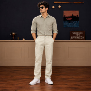 Ultra Men's UrbanFlex Pure Cotton Pant