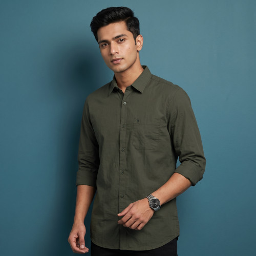 Cotton Brownwood Signature Shirt