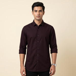 Classic Maroon Full Sleeve Shirt